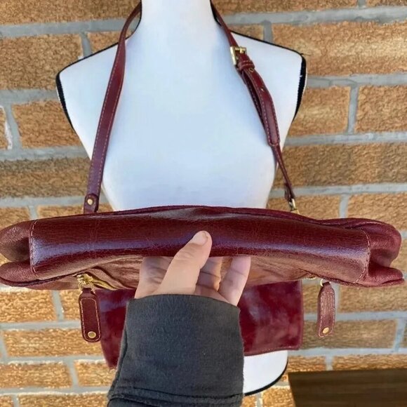 Rafe patent red handbag - Picture 12 of 16